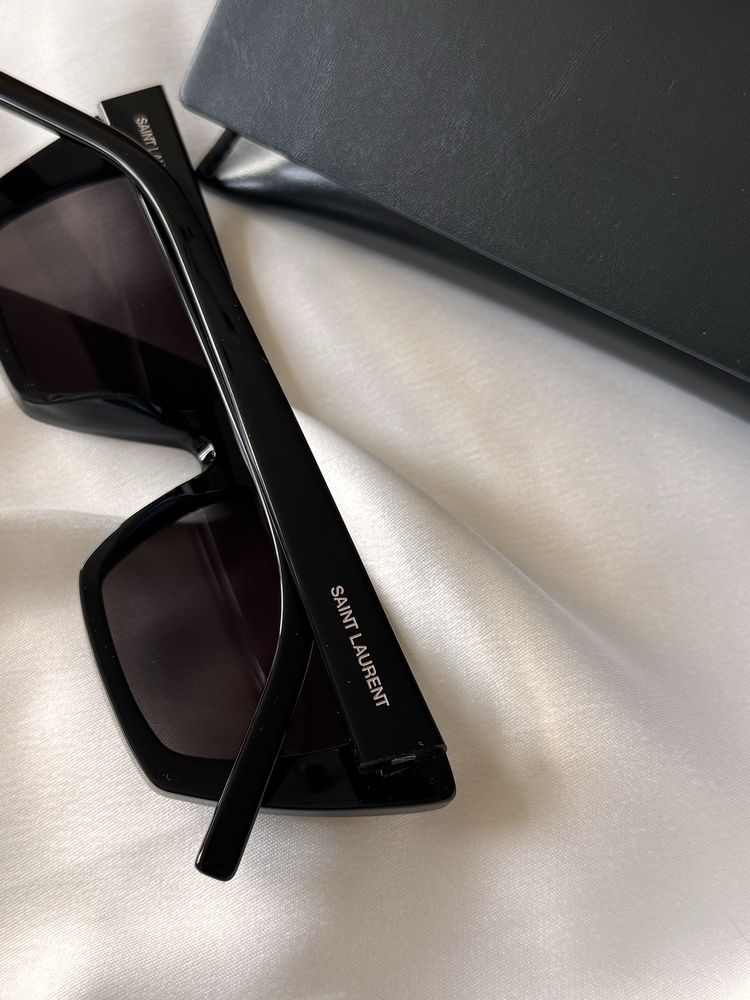 Сонцезахисні окуляри saint laurent mica 53 чорні нові оригінал