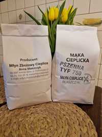 Mąka Cieplicka pszenna typ 750 chlebowa (4kg), Polski Produkt, natural