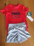 Komplet Puma T-shirt + spodenki 6-9m.