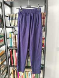 Fioletowe spodnie bawełniane L/ XL