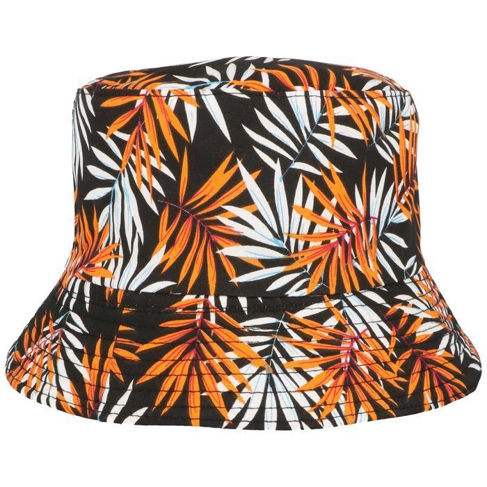 Czapka kapelusz bucket hat LIŚCIE czarny