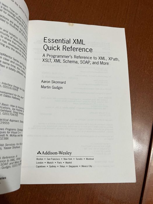 Essential XML Quick Reference