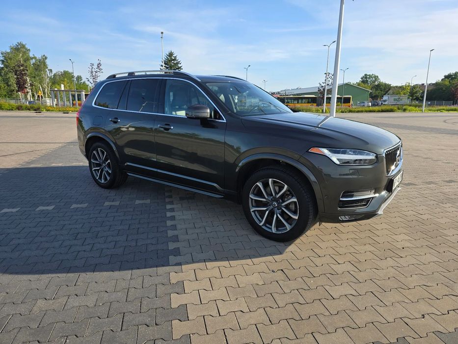Volvo XC 90 T6 Momentum | 7-osobowy | Pine Grey | Bogate wyposażenie