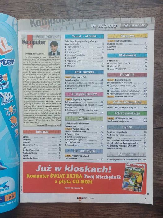 Czasopisma KOMPUTER ŚWIAT 4 numery