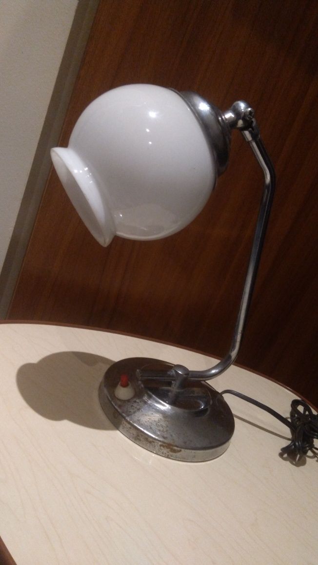 Lampka Art deco nocna biurkowa