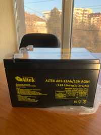 Акумулятор безобслужний Altek AGM 12А/год 12V