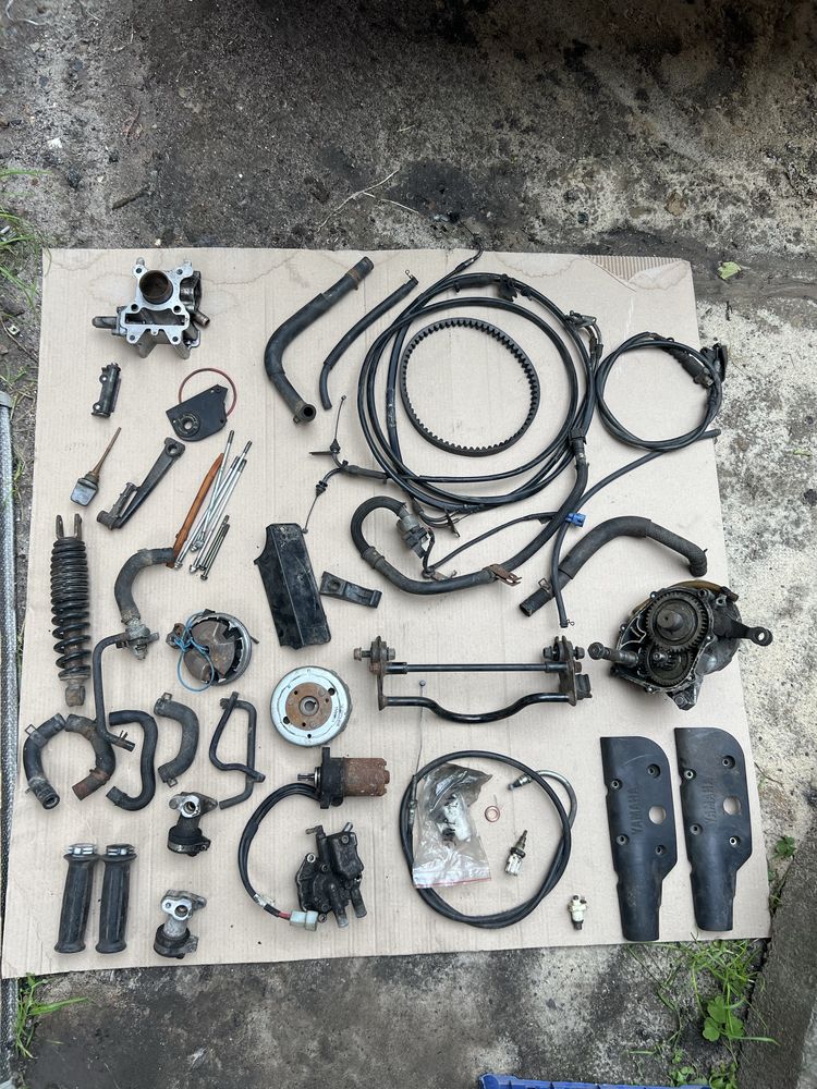 Yamaha Jog SA36/39-J 4-T розборка, проводка, реле, редуктор, картера