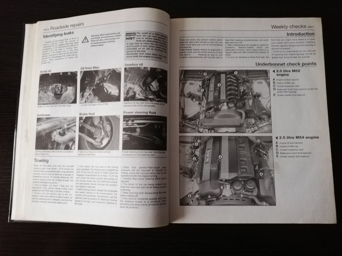 Książka BMW serii 5 E39 Haynes