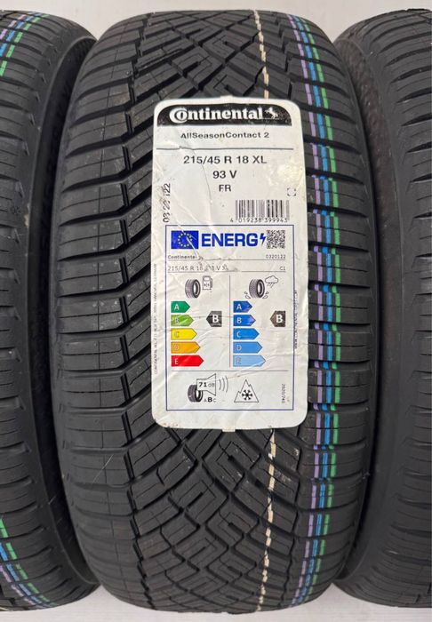 215/45r18 Continental AllSeasonContact 2 93V XL 2024