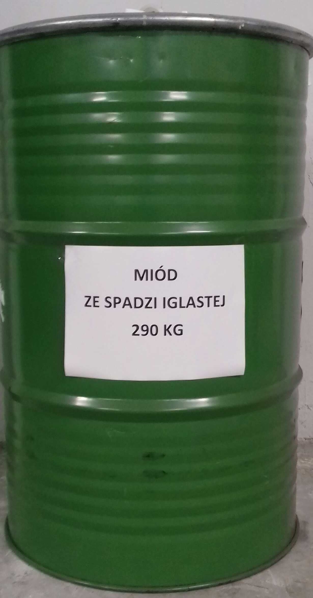 miód spadziowy 290 kg