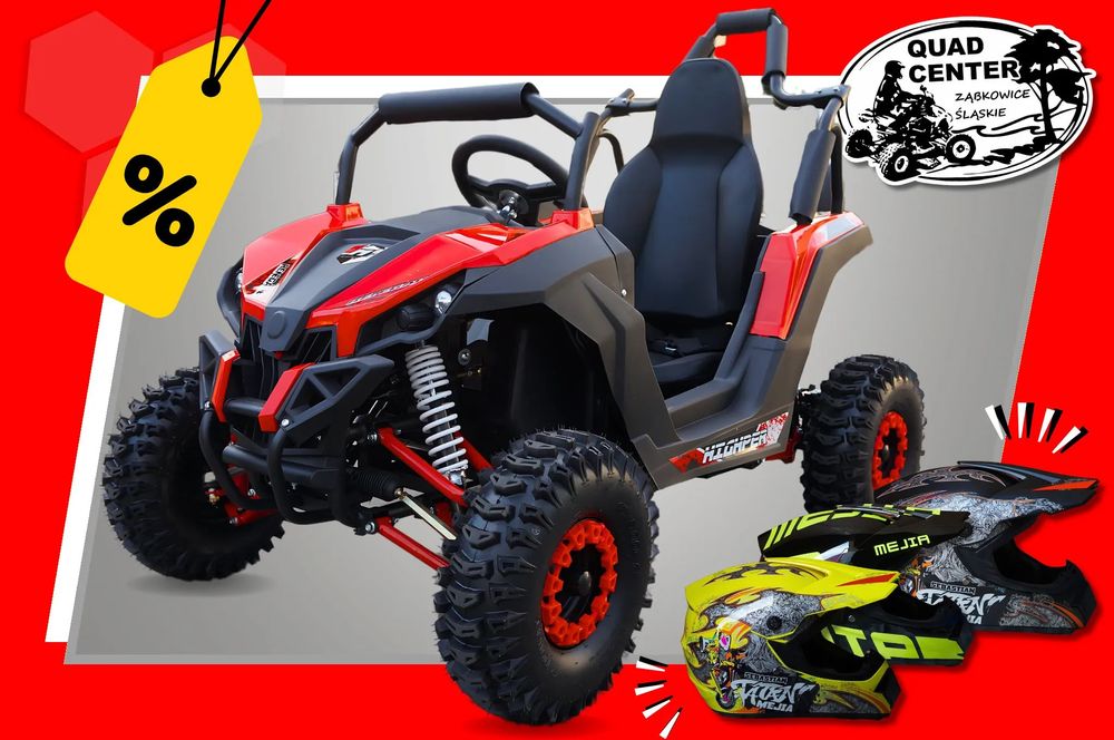 Buggy Gokart UTV ELEKTRYCZNY 1500W 48V 12Ah Koła 6' Reg. Prędkości