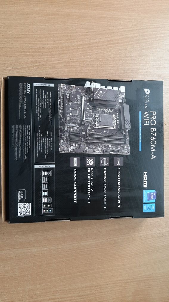 Nowa płyta główna MSI PRO B760M-A WIFI DDR5