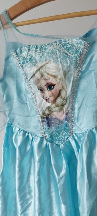 Sukienka dla dziewczynki Frozen Elza bal karnawałowy