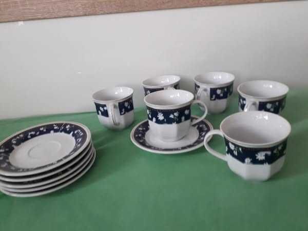 Filiżanki Porcelana Komplet