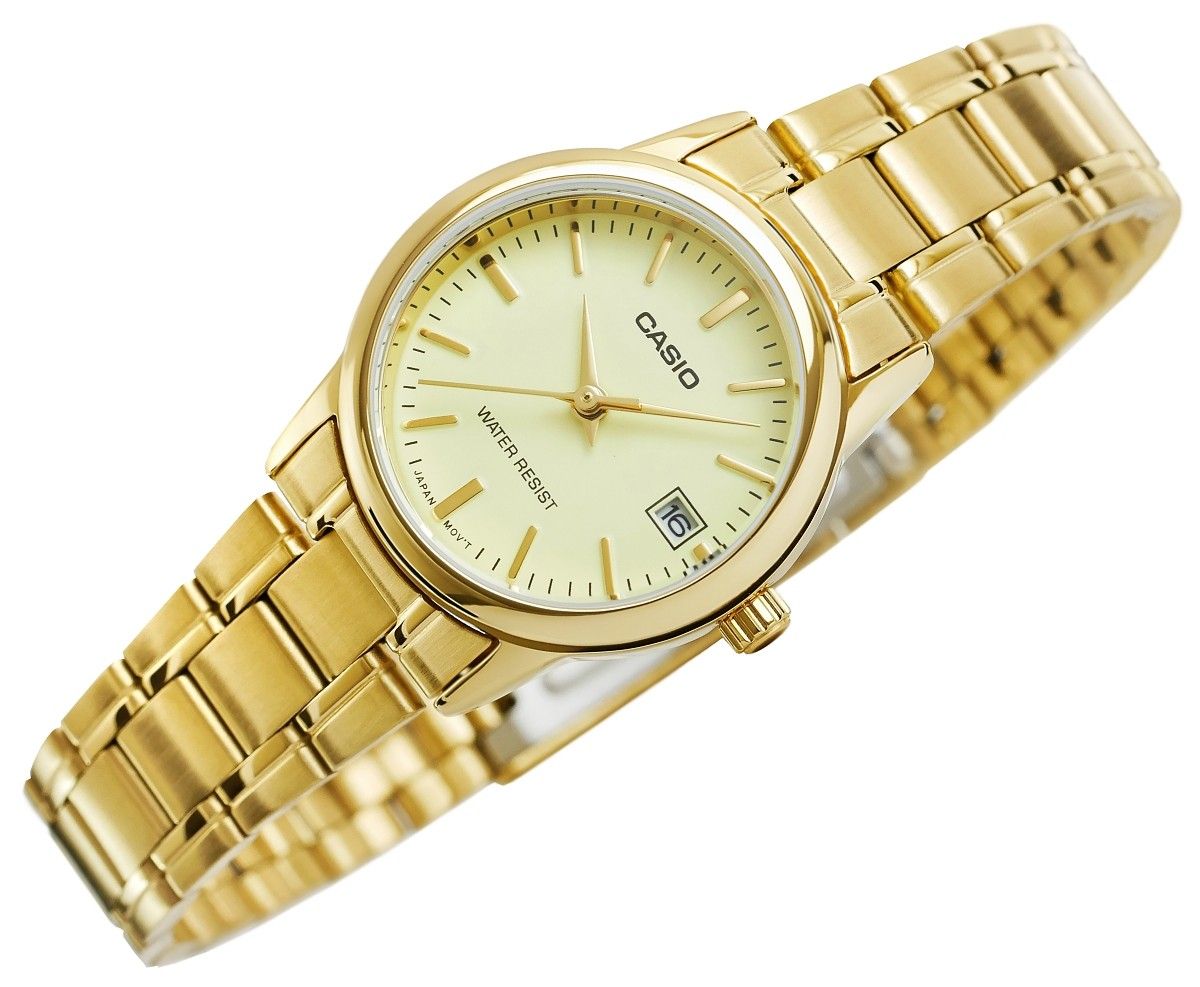 zegarek damski casio ltp-v002g-9audf + box