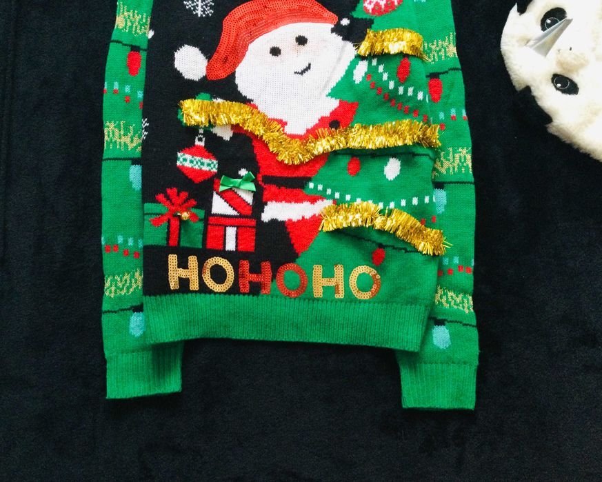 Nobo теплий светр з Новорічним принтом. новий з усіма бірками