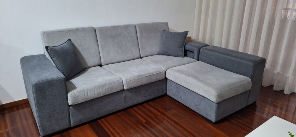 Sofá com Chaise Longue