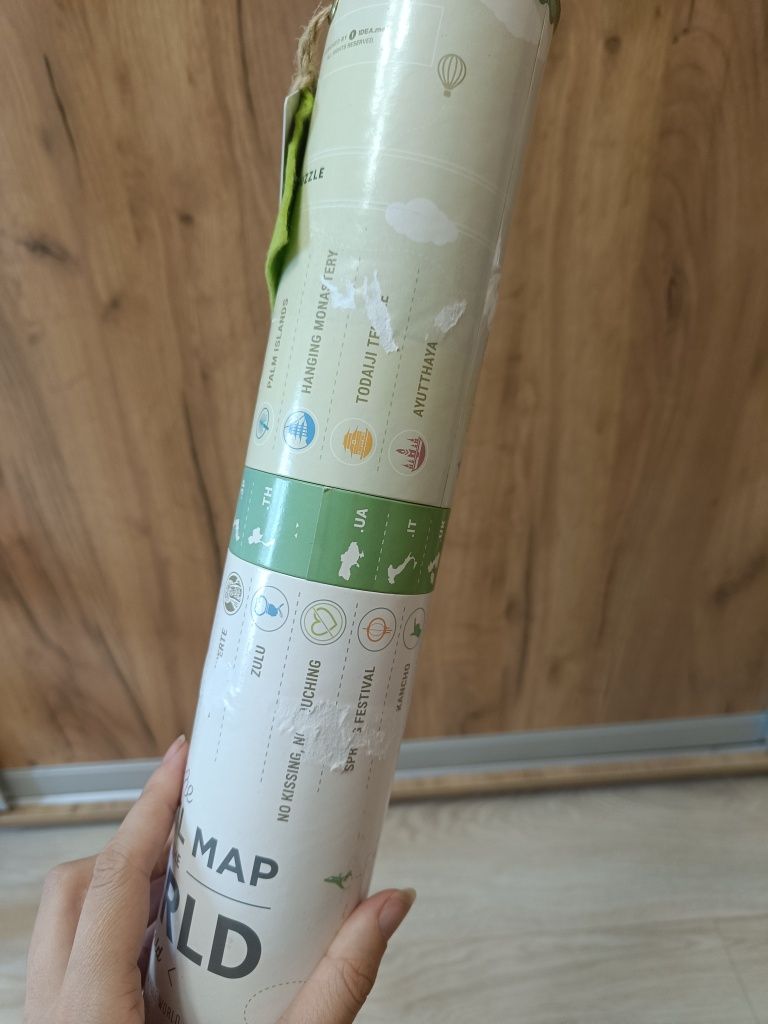Скретч карта світу українською idea me 1dea