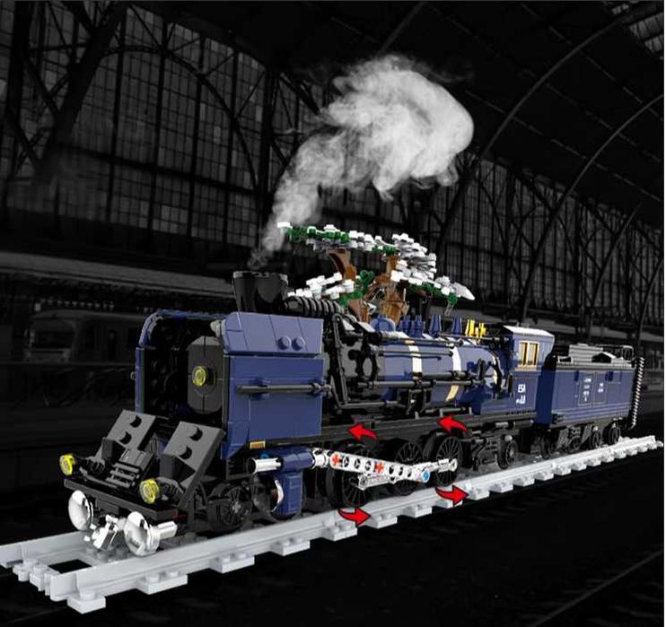 Klocki Pociąg Orient Expres z napędem