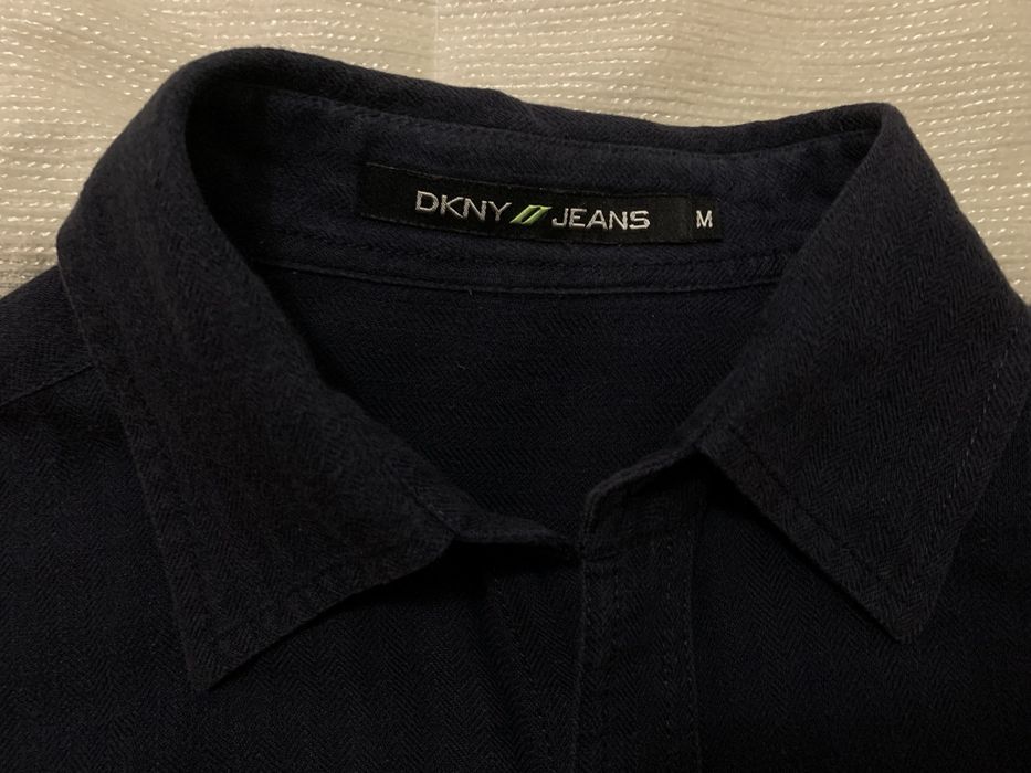 Camisa DKNY linho e algodão