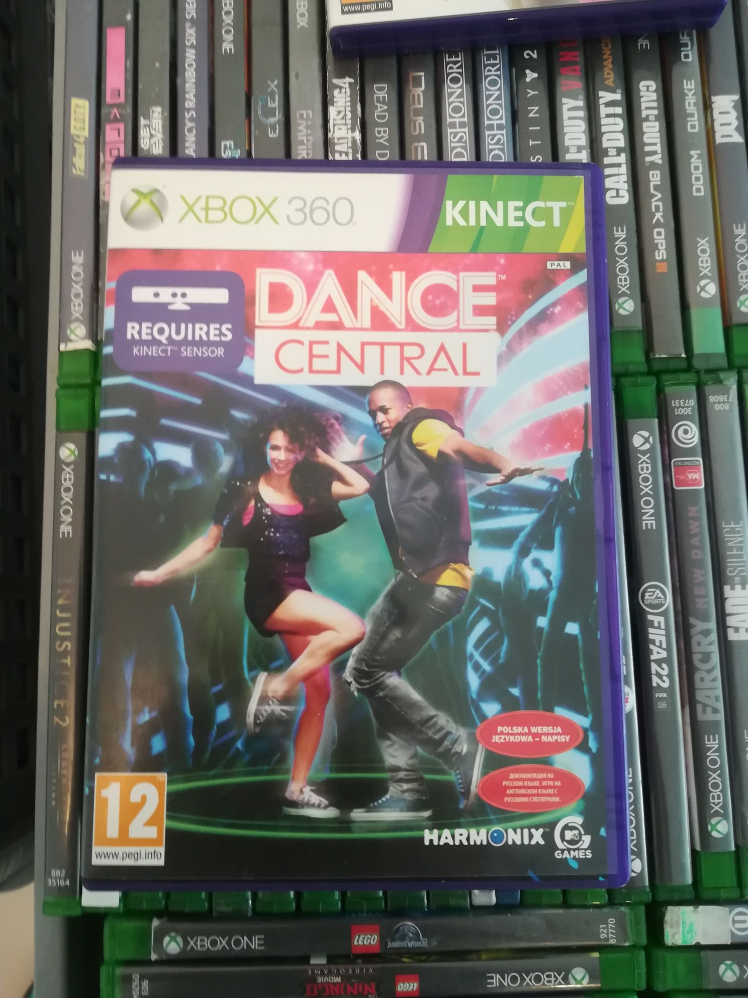Dance central PL xbox 360 kinect