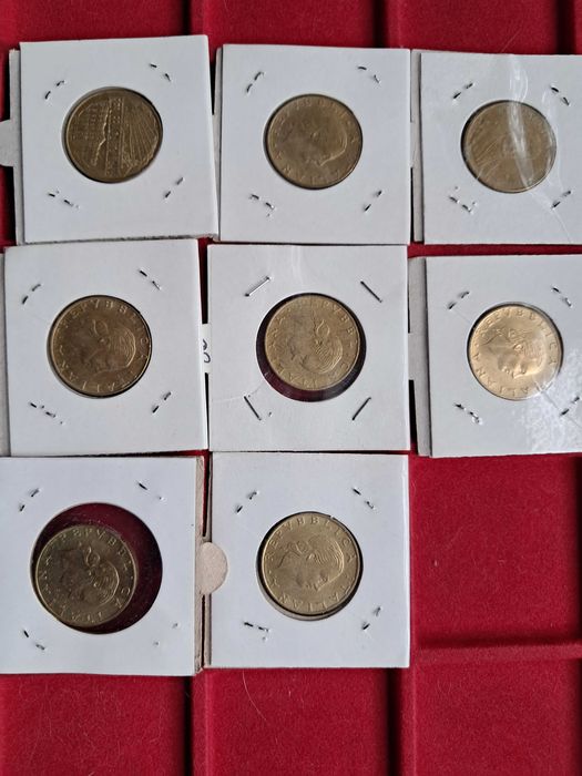 MOEDAS ANTIGAS  – Itália – Comemorativas – 200 Liras
