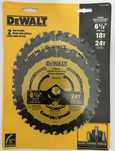 DeWALT пильні диски по дереву 165 мм( 18 та 24 зуби).