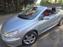 Peugeot 307 cc niski przebieg skóra grzane fotele