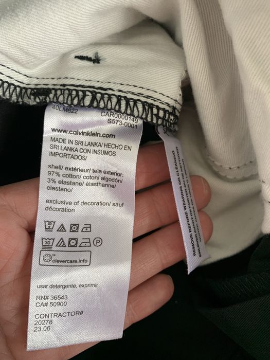 Spodnie meskie Calvin Klein chinosy 34W 30 L