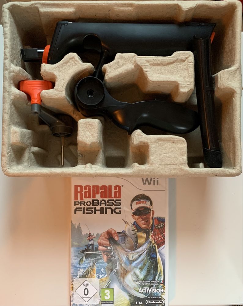 Rapala ProBass Fishing Nintendo Wii gra nowa w folii plus wędka