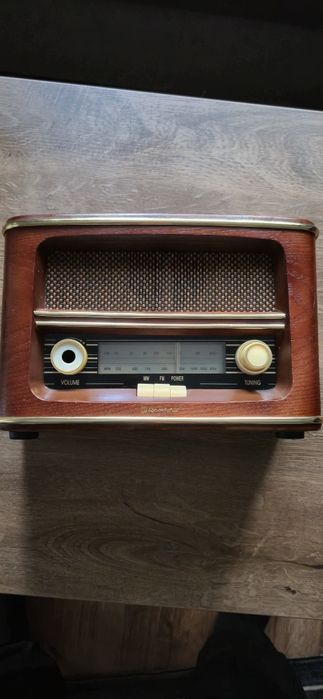 Radio retro roadstar stare radio z drewna