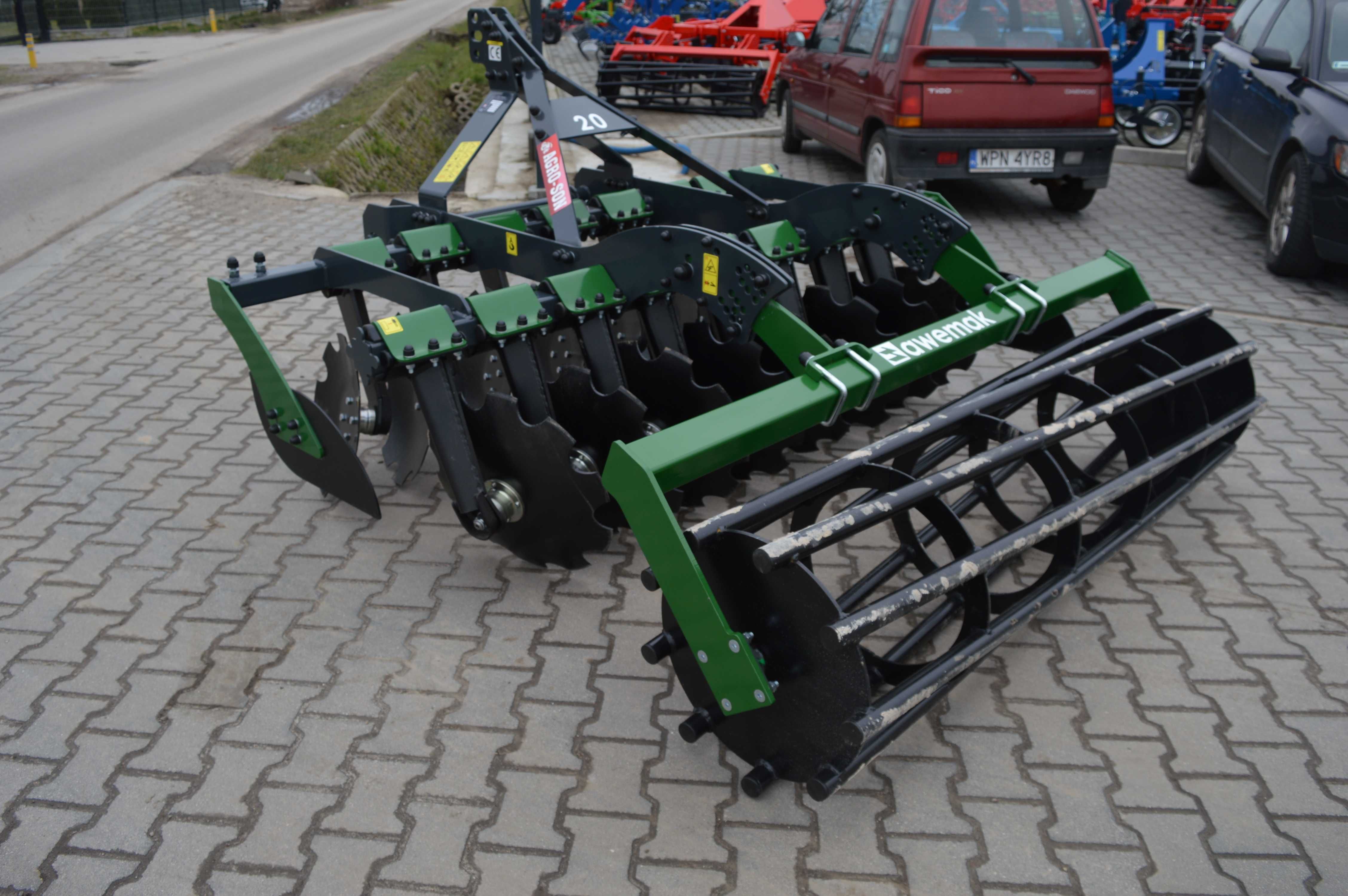 Agregat Brona Talerzowa AMON 2,0m Talerzówka wał rurowy