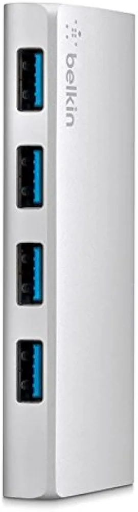 Belkin 4-portowy koncentrator USB 3.0 z kablem USB-C/3.1 Micro-B