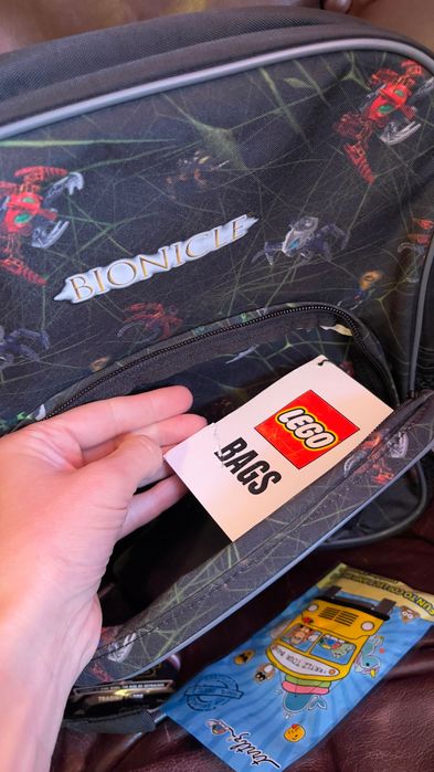 Дитячий рюкзак портфель Lego bionicle