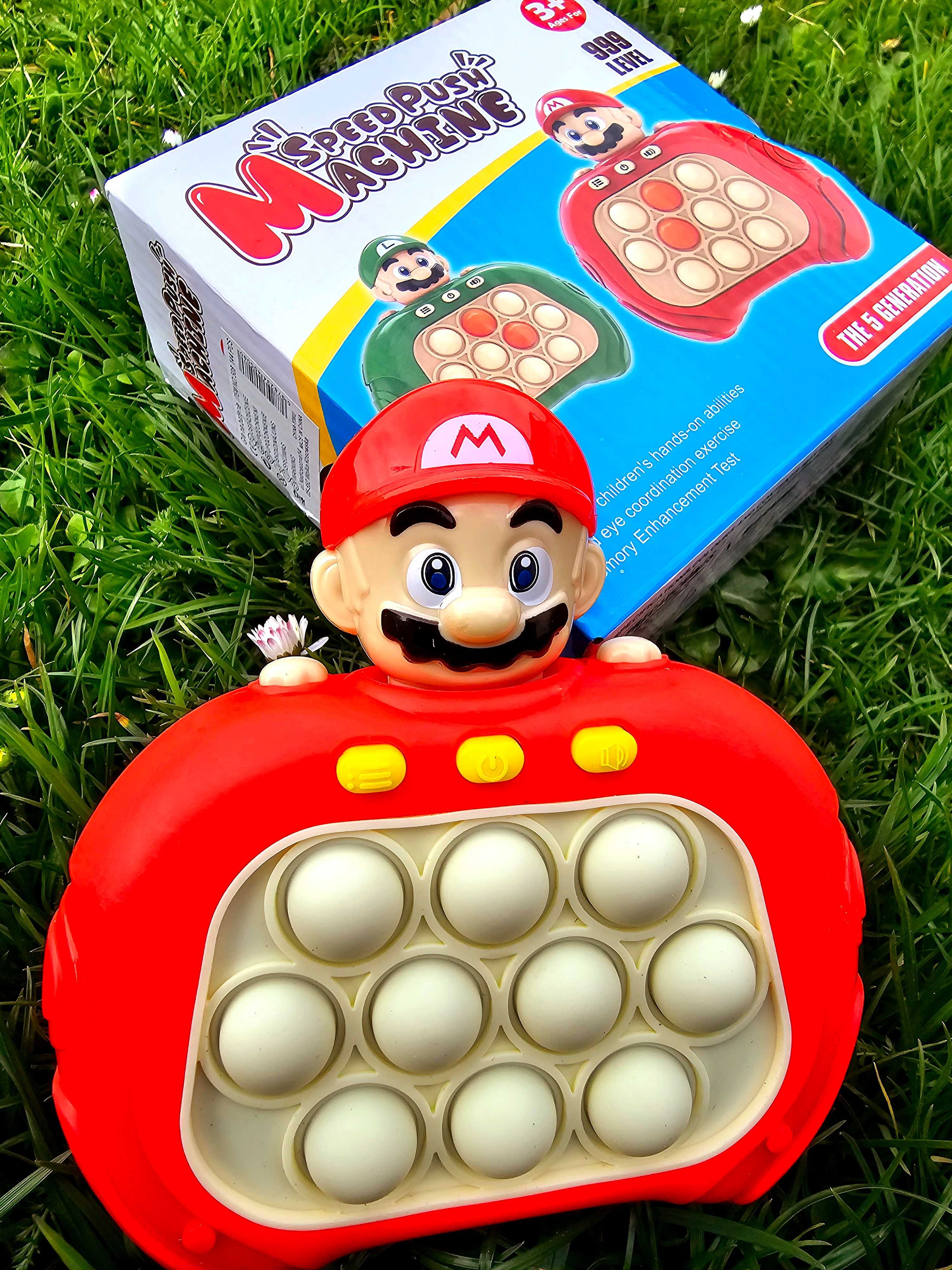 Czerwony nowy elektroniczny popit Mario dla dzieci