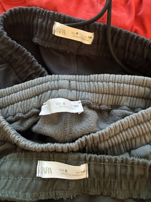 Spodnie 7 sztuk 134 Zara Cocodrillo Mango