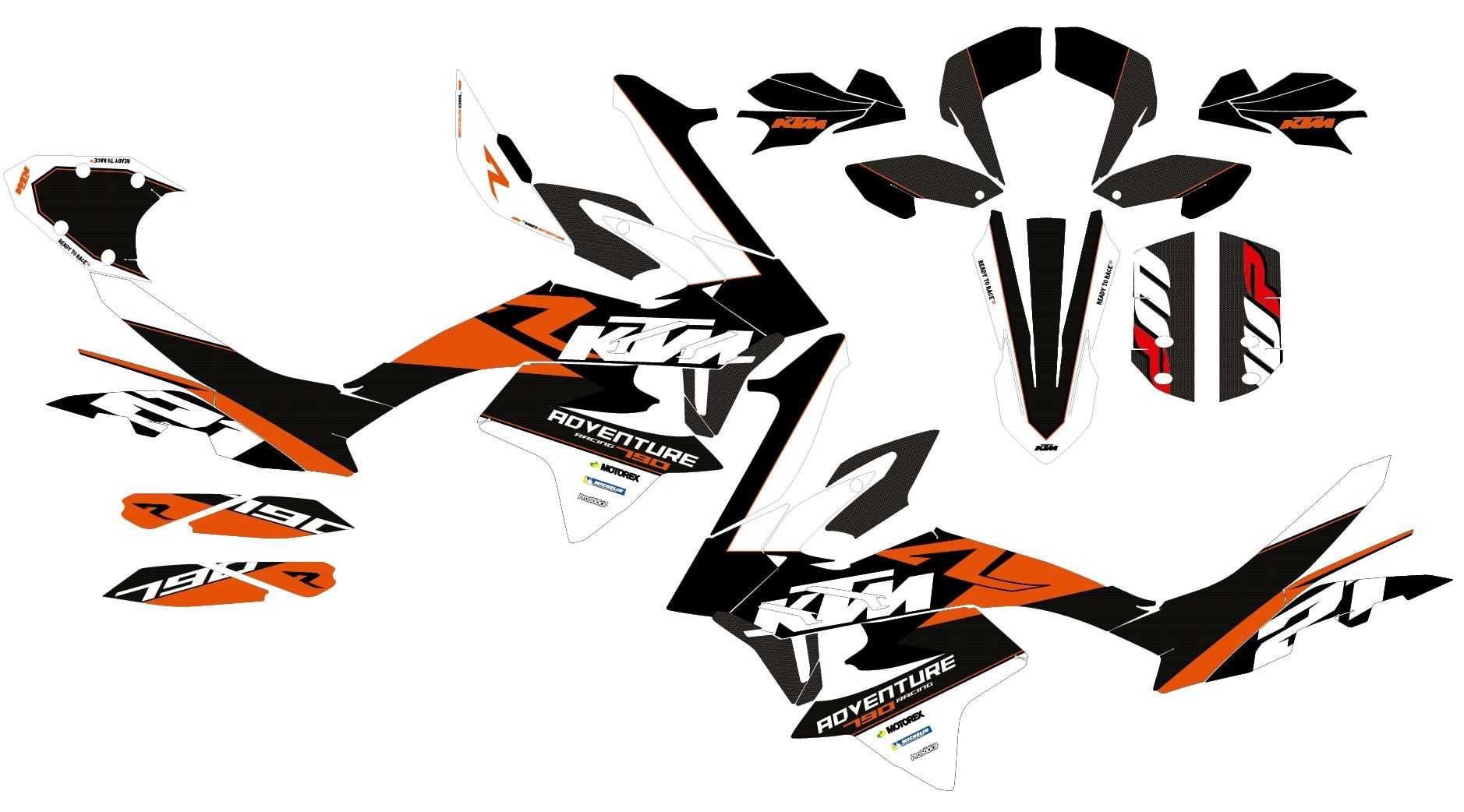 Kit Autocolantes KTM 790