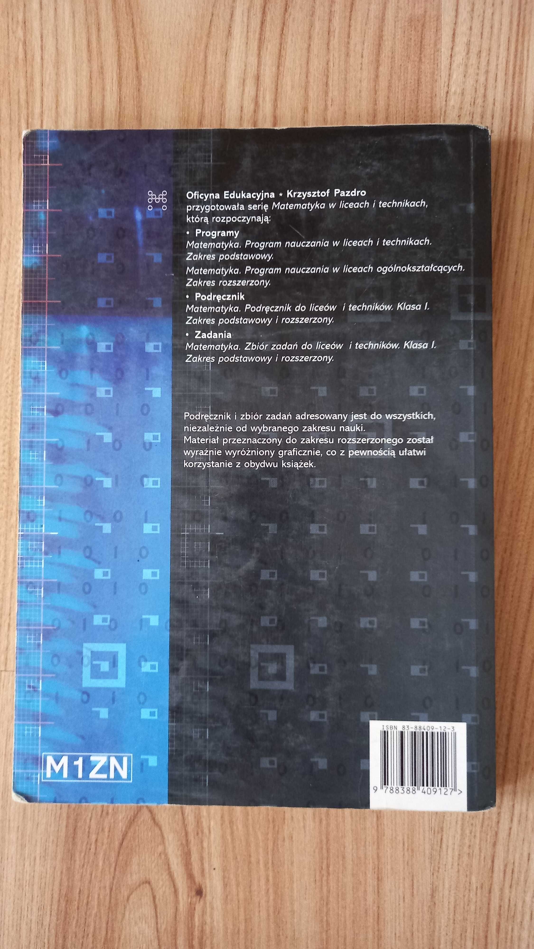 Matematyka. Klasa I. Zbiór zadań. Krzysztof Kłaczkow