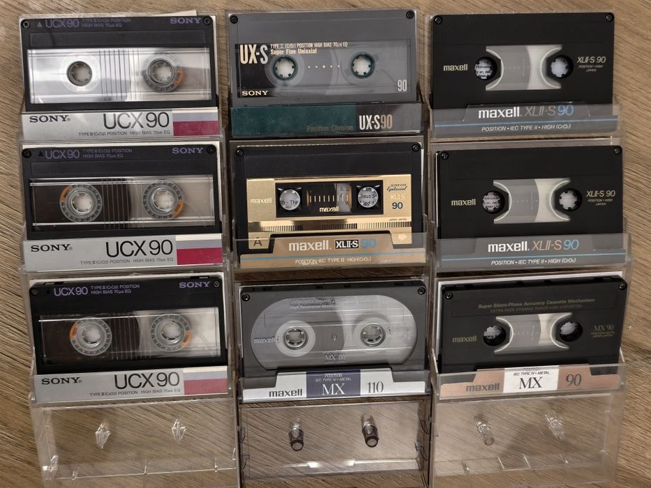 Аудіокасети TDK Maxell Denon Sony Basf Universum