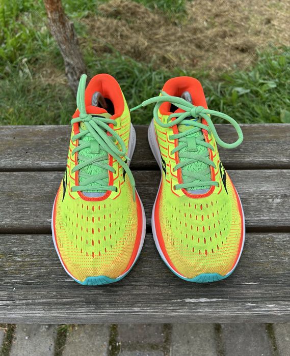 Saucony Ride 13 (28,5) кросівки для бігу салатові сітка легкі бігові