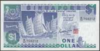 Singapur 1 dolar 1987 - stan bankowy UNC