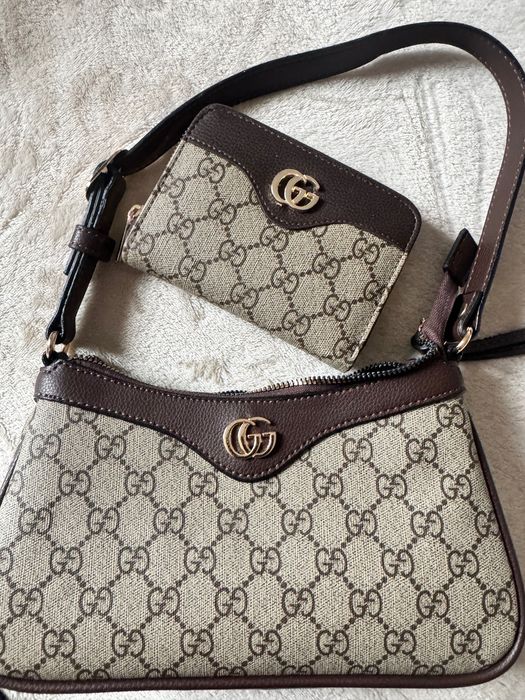 Gucci portfel torebka zestaw