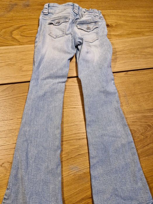 Dwie pary spodni jeans 134 cm