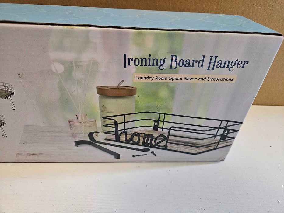 Wieszak na deskę do prasowania półka łazienkowa home