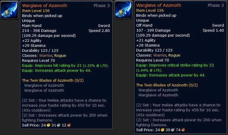 Brelok Warglaive of Azzinoth WoW, niesamowite detale World of Warcraft