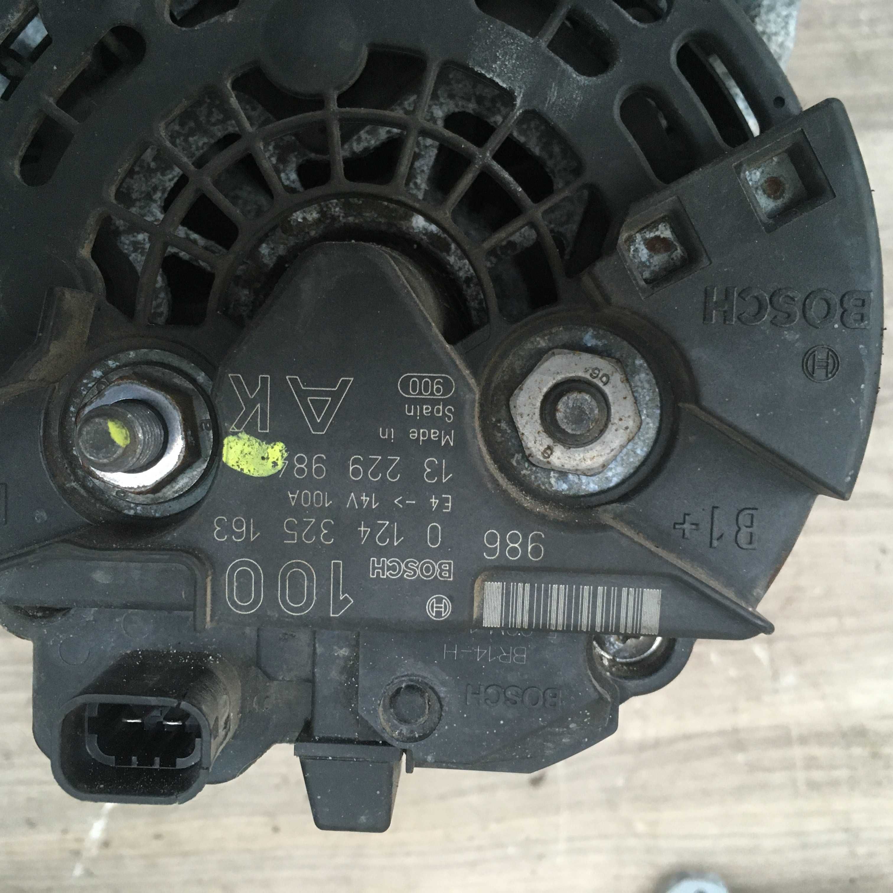 opel meriva rozrusznik alternator 09 rok 1,6 16 v