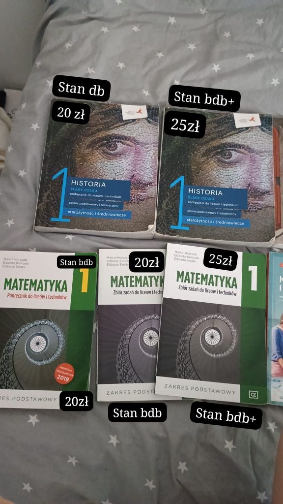 Podręczniki 1 klasa liceum/technikum