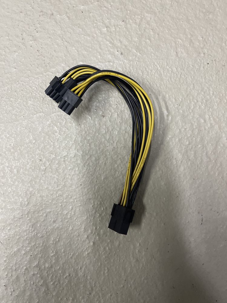 Cabo pcie 8pin para x2 pcie 8pin