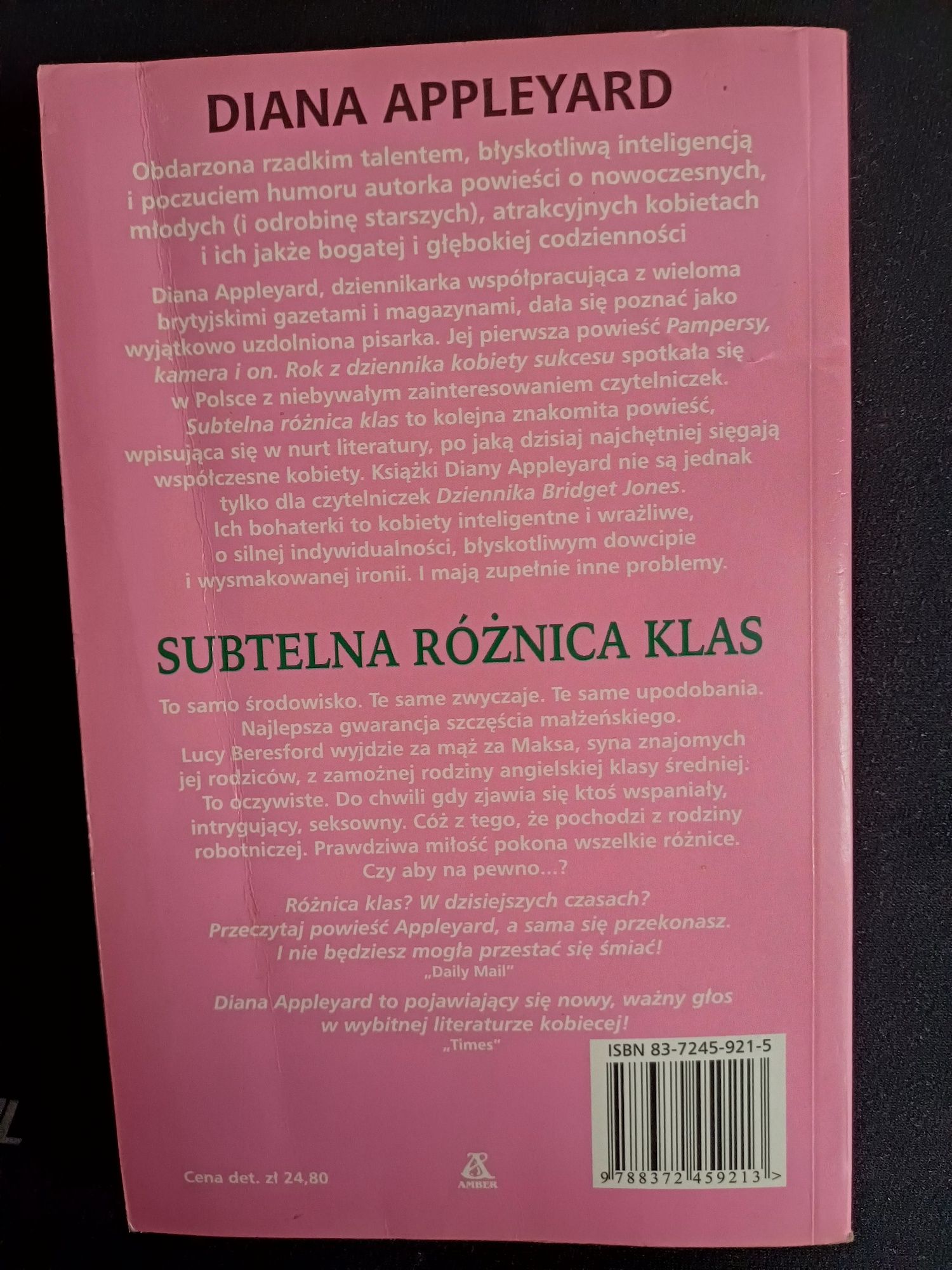 Subtelna różnica klas - Diana Appleyard