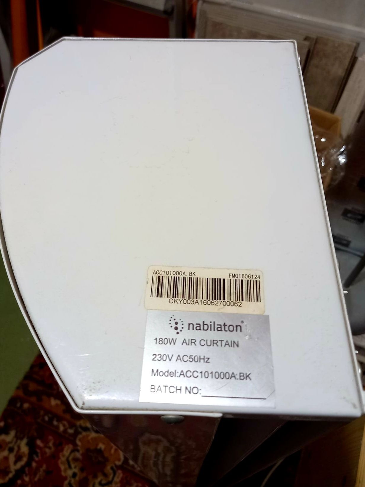 Kurtyna powietrzna Nabilaton